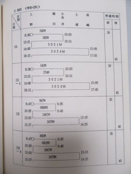 さいたま車掌区行路一覧表 - 鉄道