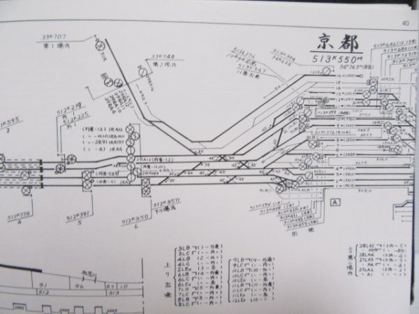 信号機建植位置図及び配線略図信号機(名古屋～岡山操) - 銀河