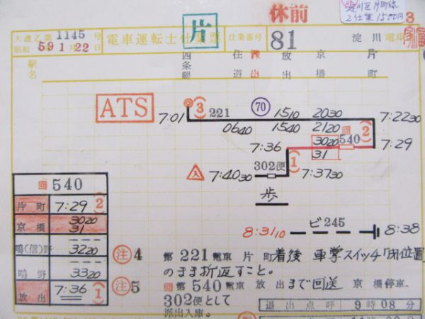 淀川電車　103系バラ2仕業組