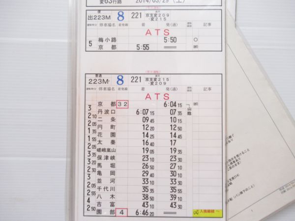 京都電車区　変63行路