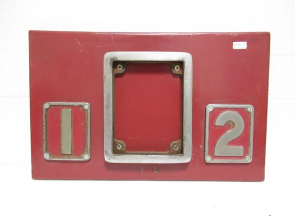 EF70用 区名札受けと号車板の組