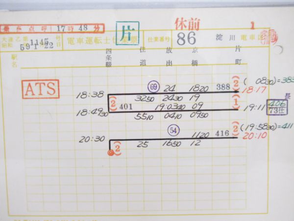 淀川電車区　103系バラ2仕業組