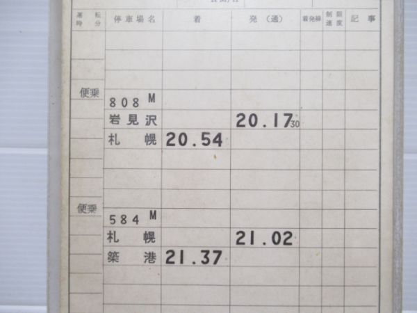 小樽築港機関区　荷客