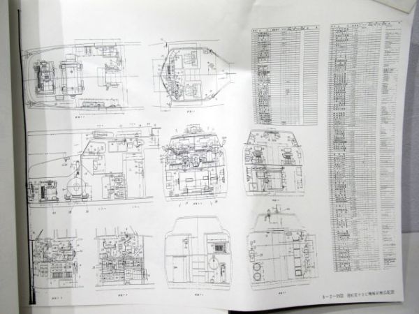 481(485)系特急用交直流電車実車詳細図面資料集3冊組 - 銀河