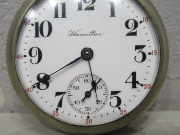 ハミルトン製アメリカ鉄道時計