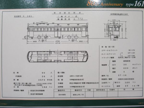 南海モ161形80周年記念グッズ