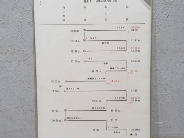 行路表3枚