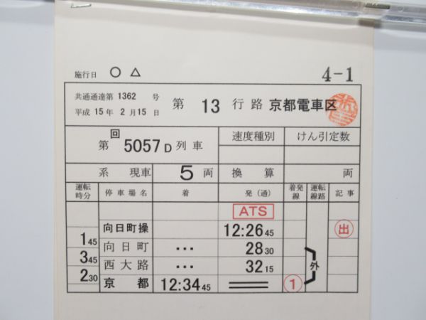 京都電車区白兎