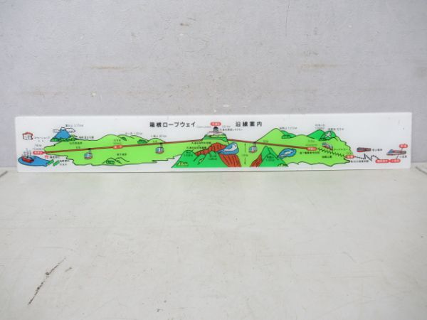箱根ロープウェイ沿線案内板