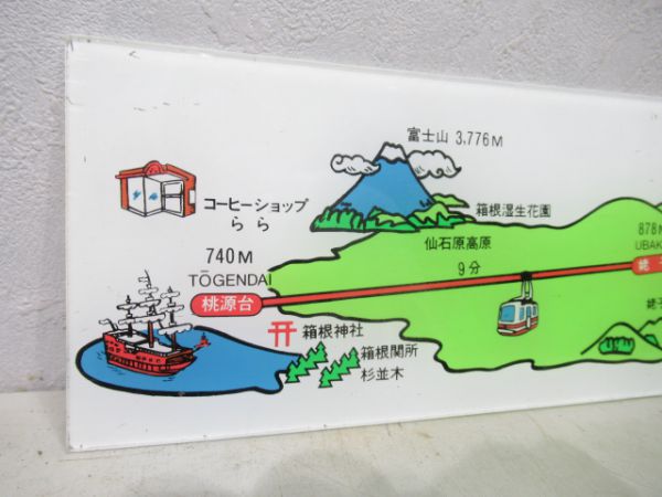 箱根ロープウェイ沿線案内板