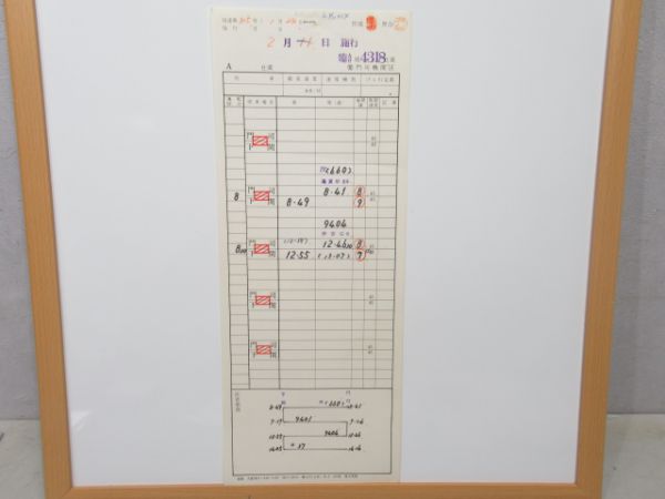 門司機関区定期荷物