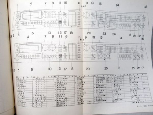 0系新幹線説明書4冊(説明書1冊付図3冊)