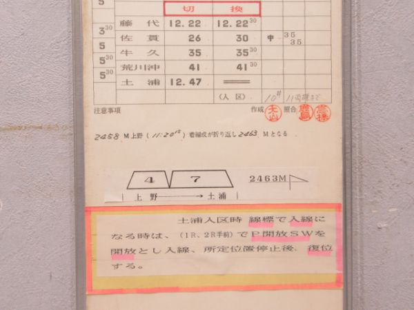 勝田運転区 204～1行路 揃い