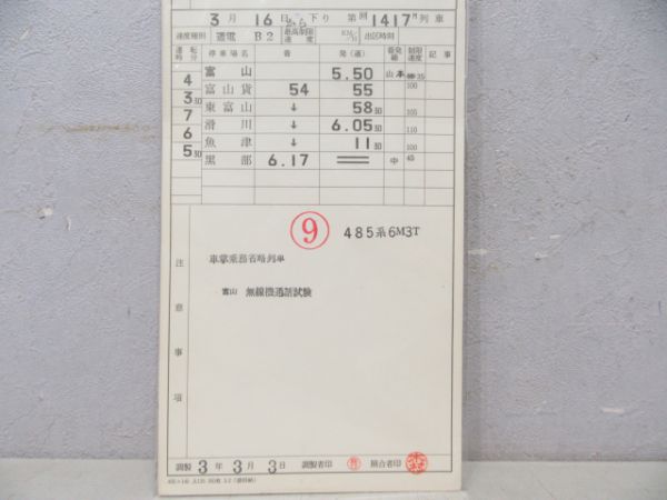 金沢運転所 3組 26仕業(特急雷鳥45号・18号入り) 揃い