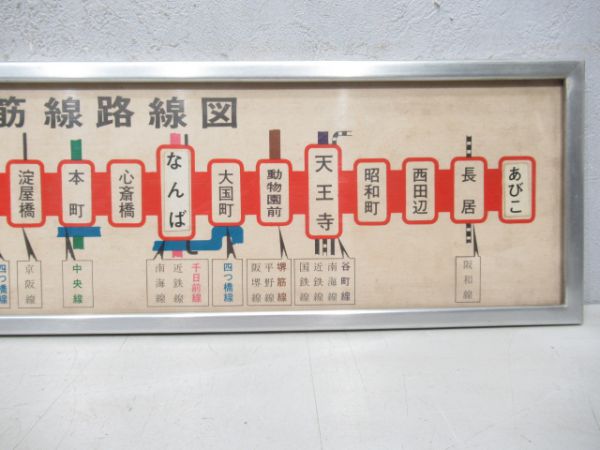 御堂筋線路図