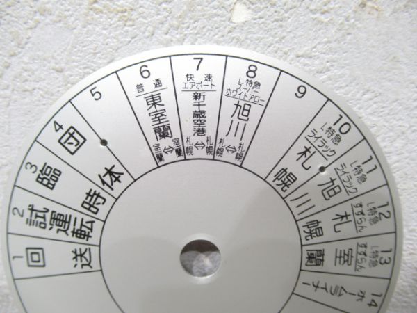JR北海道指令器用駅名対照表