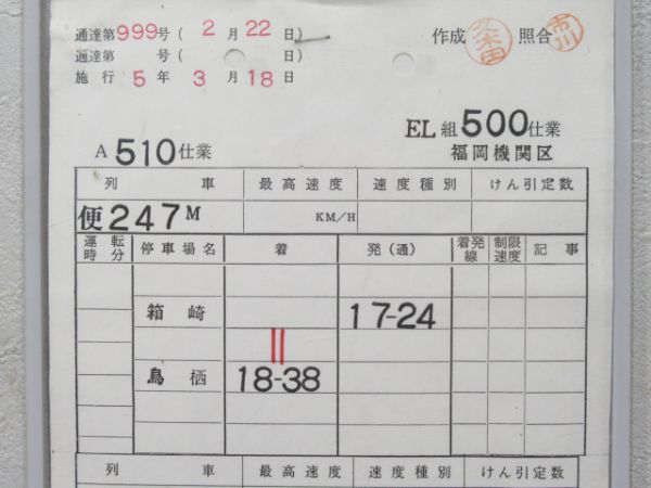 福岡機関区揃い