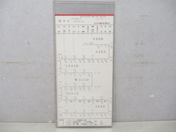 左沢線営業所行路表揃い