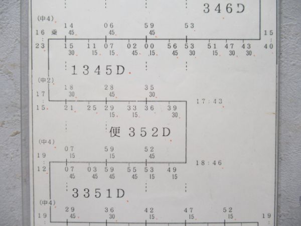 左沢線営業所行路表揃い