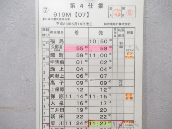 阿武隈急行揃い