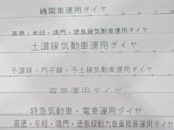 JR四国ダイヤ14枚組