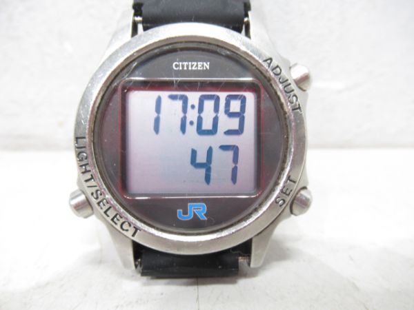 完売 【まもなく取り下げます】CITIZEN デジタル腕時計 JR西日本