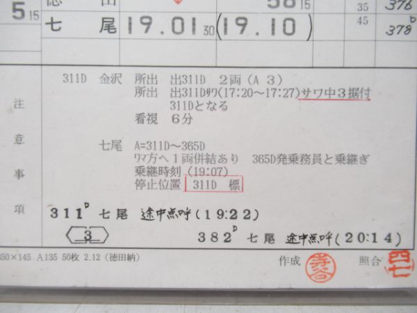 七尾運転区能登路