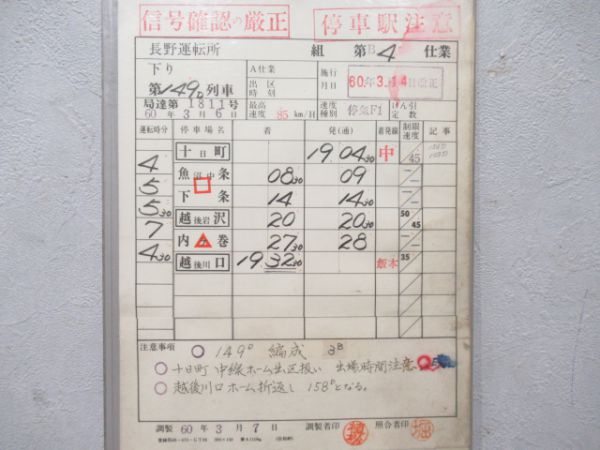 長野運転所飯山線