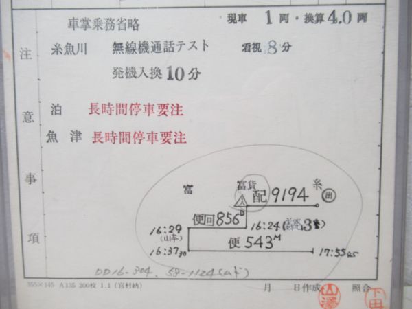 糸魚川列車区揃い
