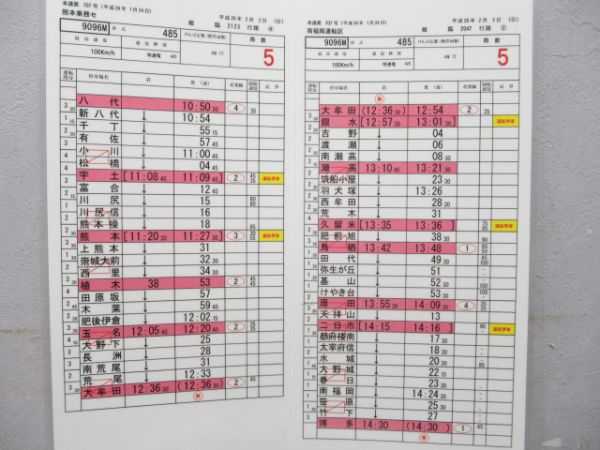 記念スタフ 特急リバイバルつばめ