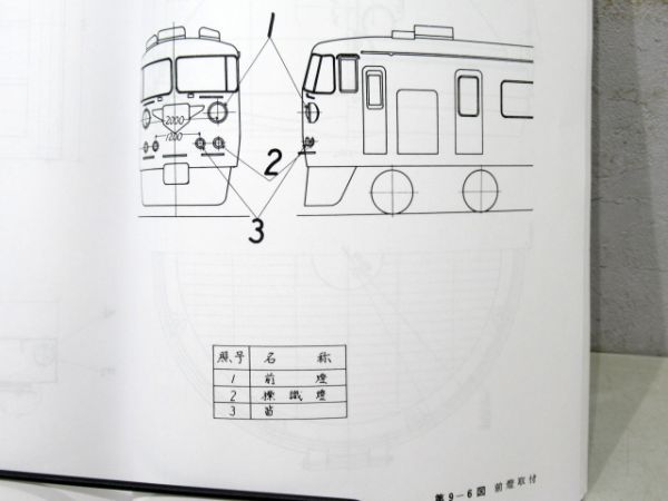 日光準急用特別電車説明書と付図(複製製本)