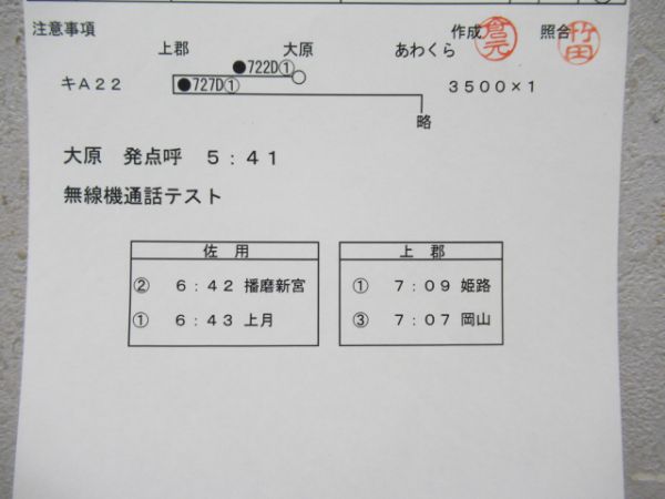 智頭急行株式会社バラ2仕業