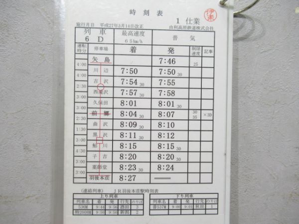 由利高原鉄道揃い