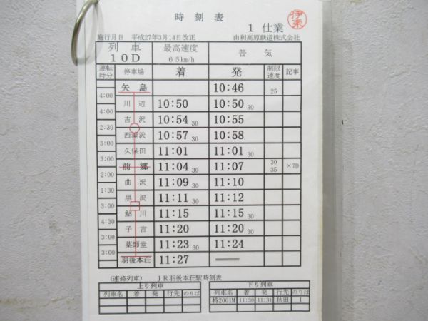 由利高原鉄道揃い