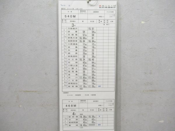 JR新前橋運輸区485系入り揃い