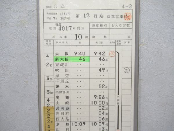 京都電車区雷鳥揃い