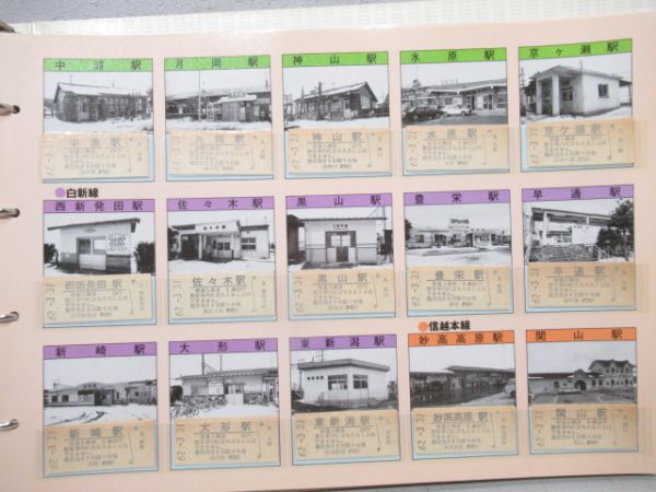 新鉄局停車場 入場券コレクション