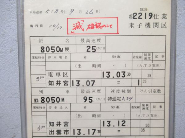 米子機関区特急やくも