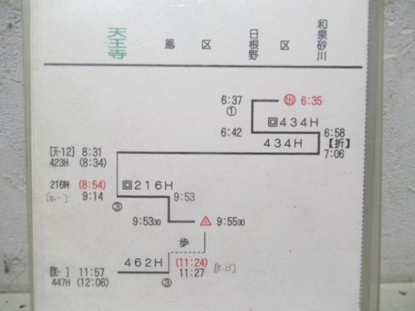 天王寺区行路票揃い