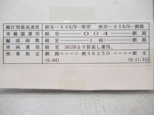 花咲線運輸営業所揃い