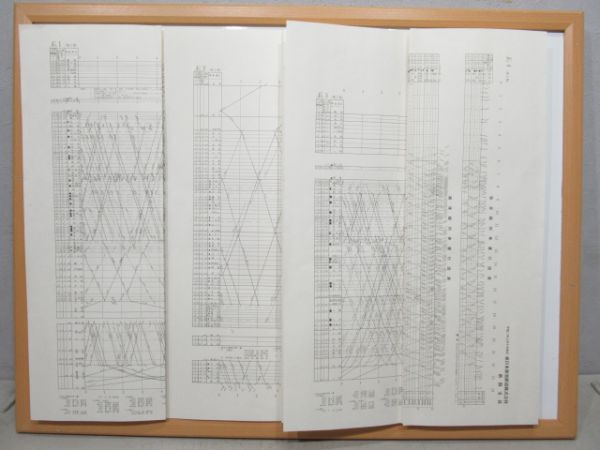 列車運行図表 新潟支社 14線区