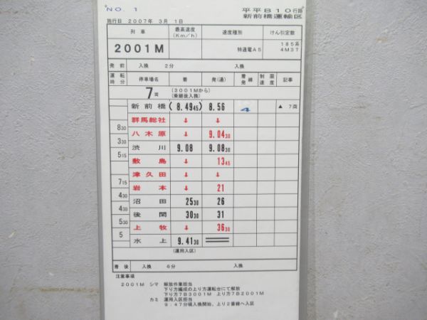 新前橋運輸区水上