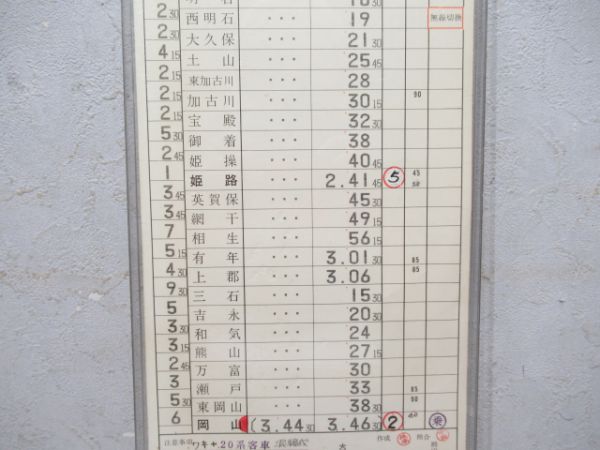 大阪機関区カートレイン揃い