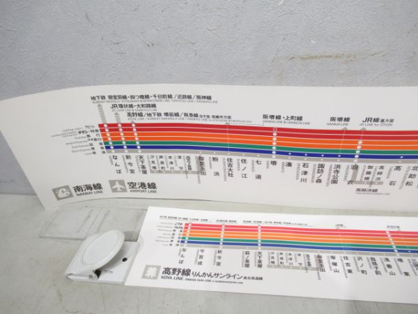 南海 停車駅案内 と 「サザン」ポスター 4枚組