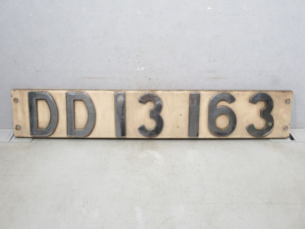 ブロックナンバー DD13 163