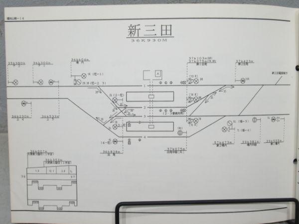 【激レア】非売品　自動信号機建植位置図　山陽本線（糸崎〜下関）広島鉄道管理局