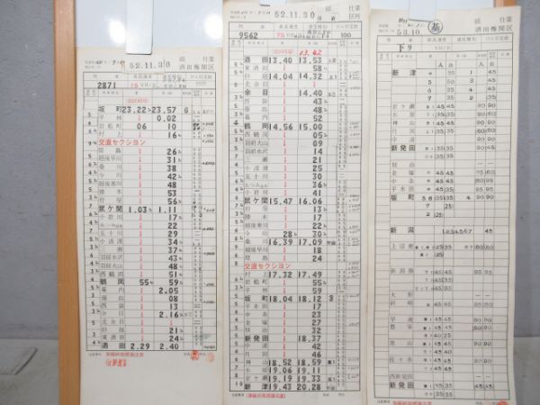 酒田機関区バラ10枚