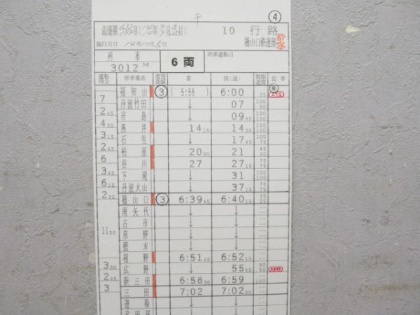 篠山口鉄道部北近畿