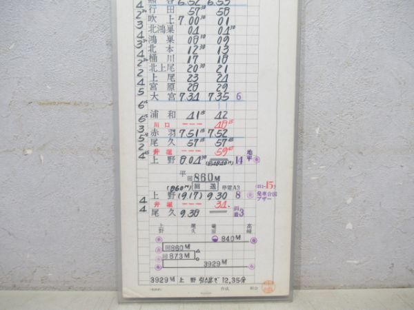 高崎電車区 6行路 揃い (快速入り)