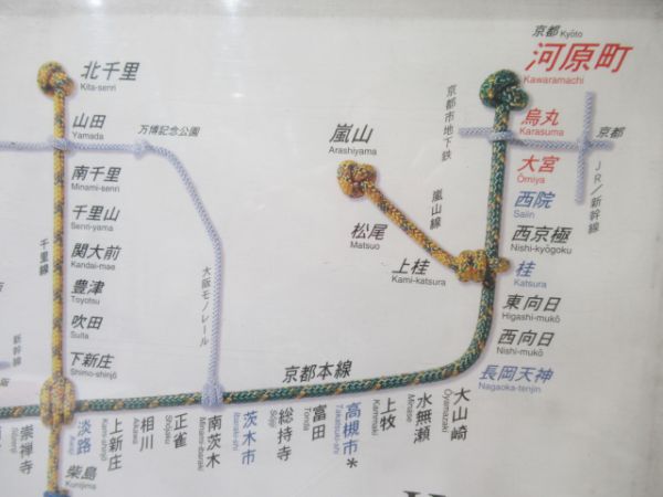 阪急車内路線図